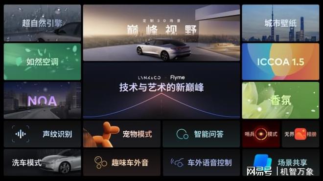星纪魅族FlymeAuto上车领克纯电旗舰轿车Z10打造智能座舱新体验(图3)