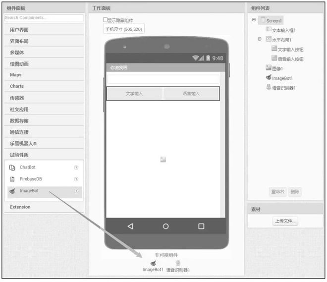 基于AppInventor的人工智能移动终端编程项目课程设计与实践(图7)