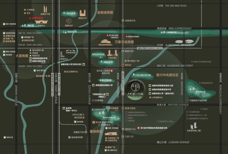 成都【保利新川天珺】售楼处电话(已认证)丨售楼处公告：最新优惠与项目介绍查询房价动态、在售户型面积区间线上中心(图1)